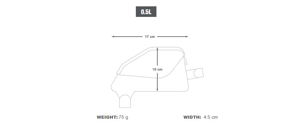 Apidura 2022 Racing tt pack dims .5L