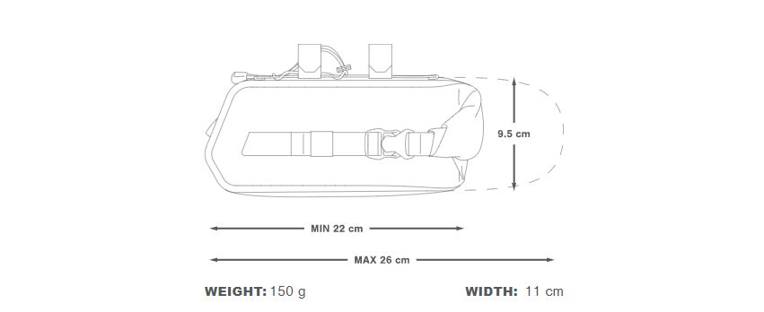 Apidura 2022 Racing aerobar dimensions