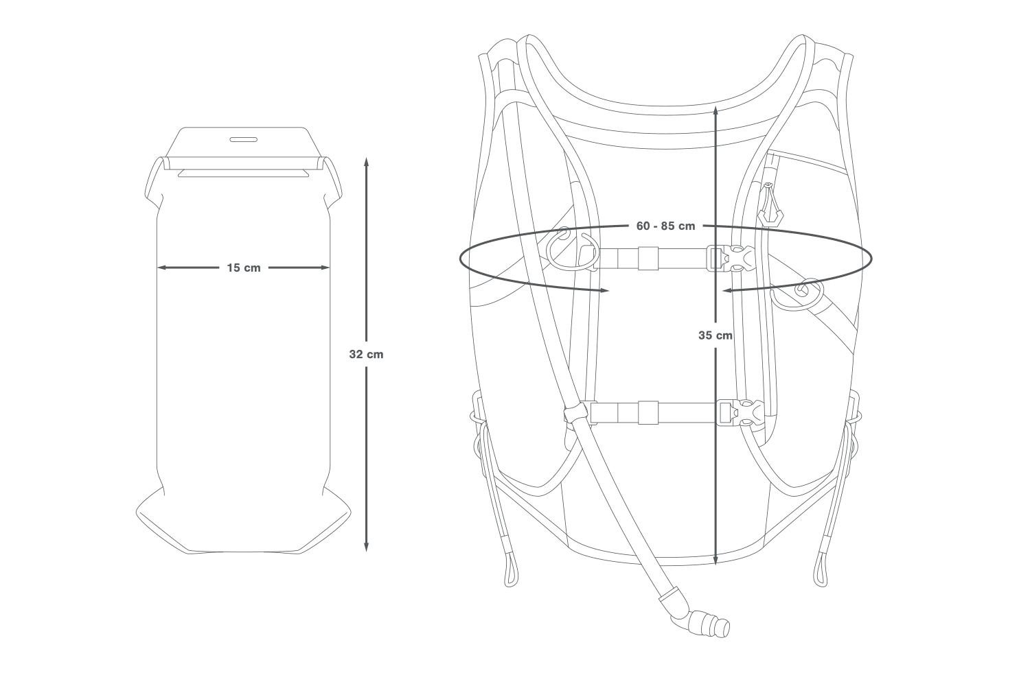 Apidura 2022 Hydration vest specs S/M