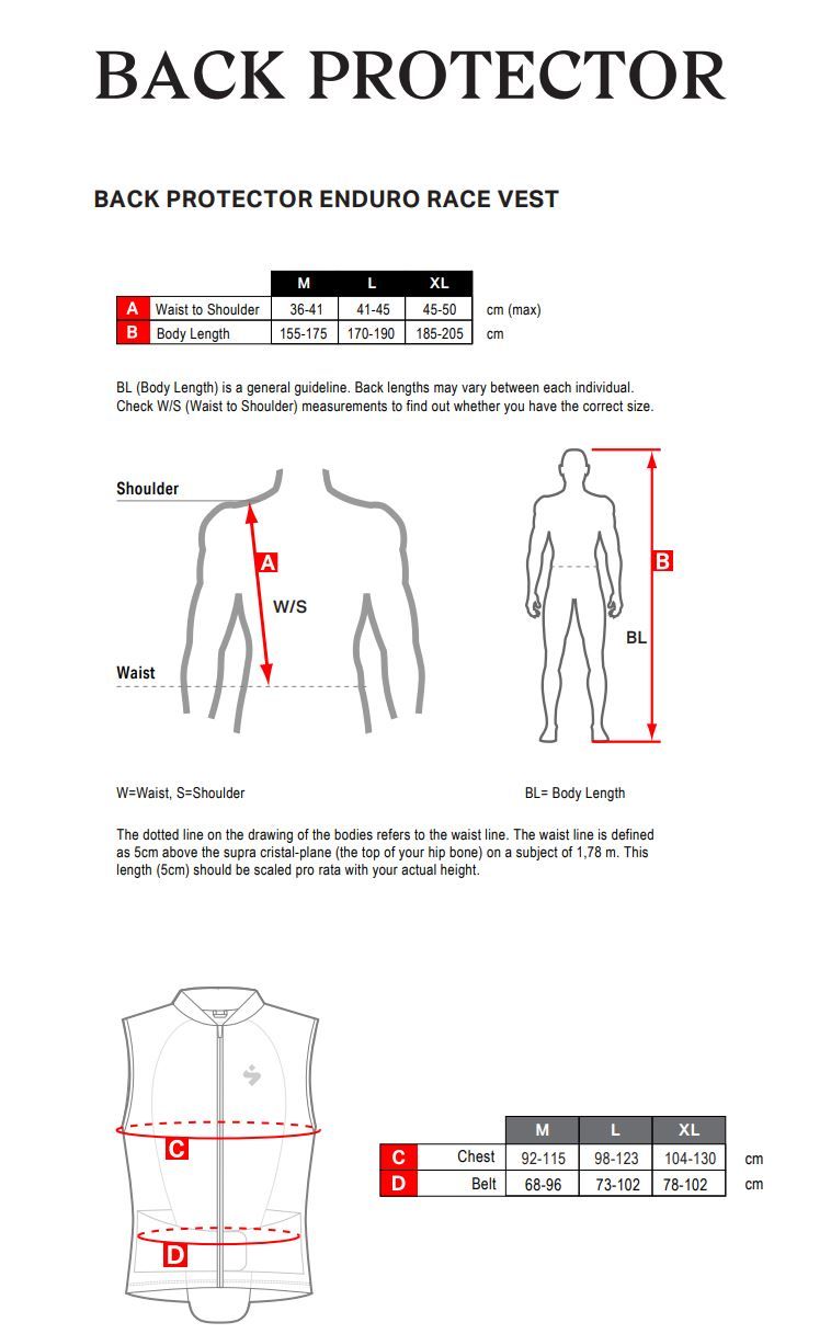 2023 SWEET TORSO SIZING