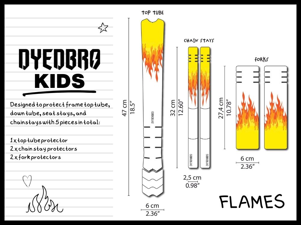 2023 DYEDBRO TILE FLAMES KIT