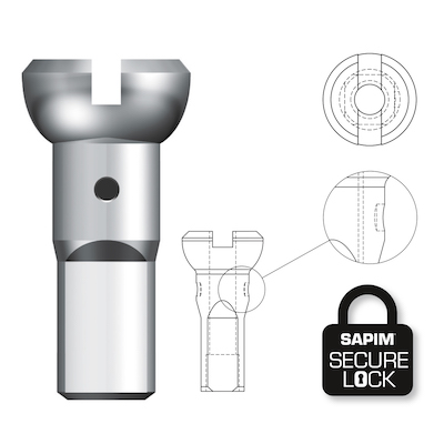 Sapim Secure Lock Nipple