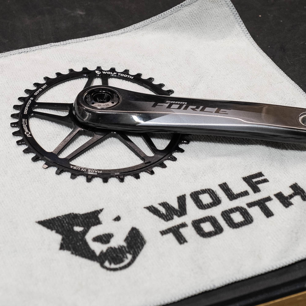 Wolf Tooth SRAM 8-Bolt Drop Stop Chainrings | Wide Open