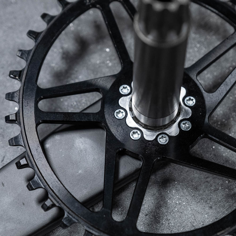 Wolf Tooth SRAM 8-Bolt Drop Stop Chainrings | Wide Open